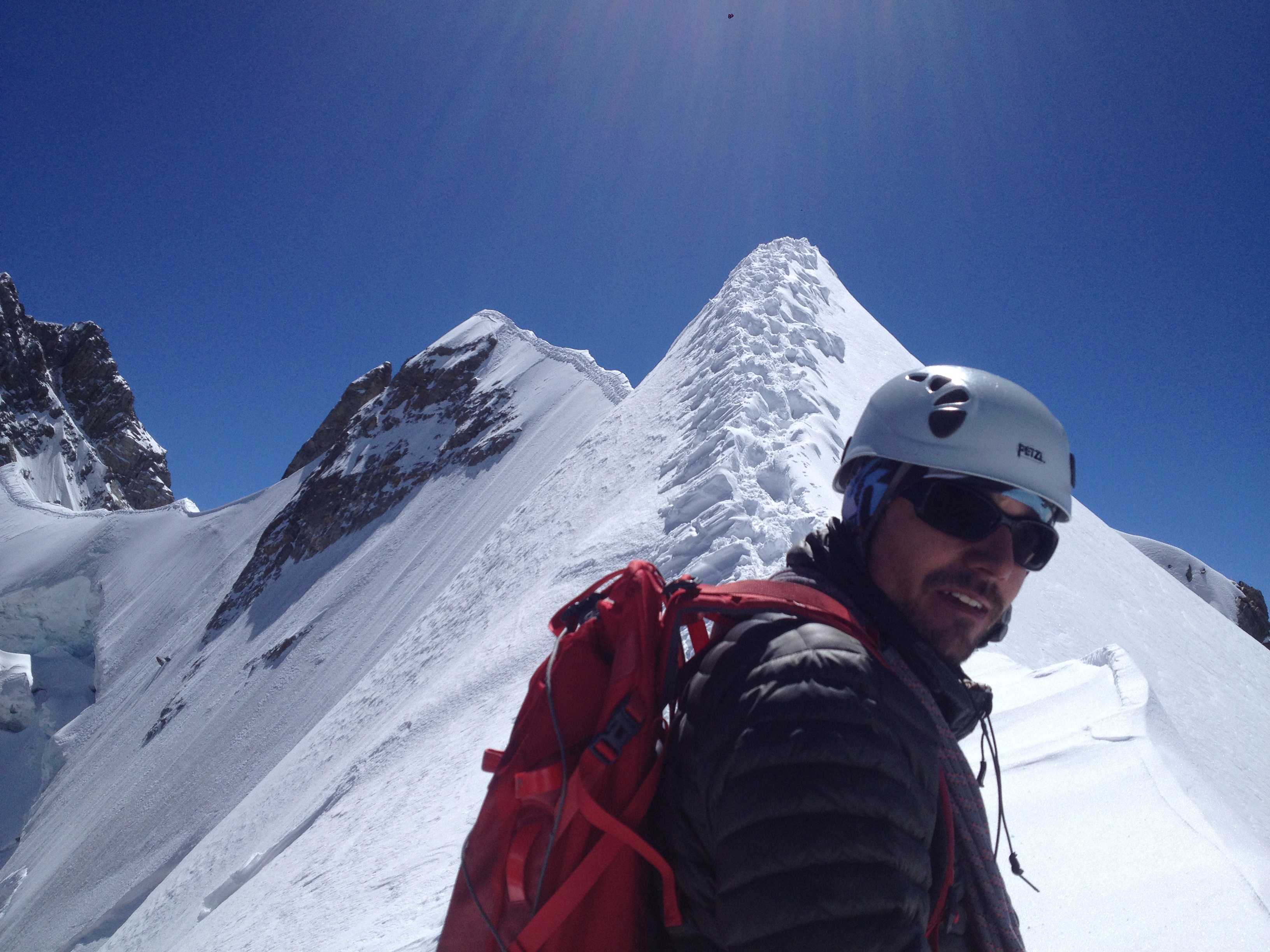 Daniel am Rochefort-Grat