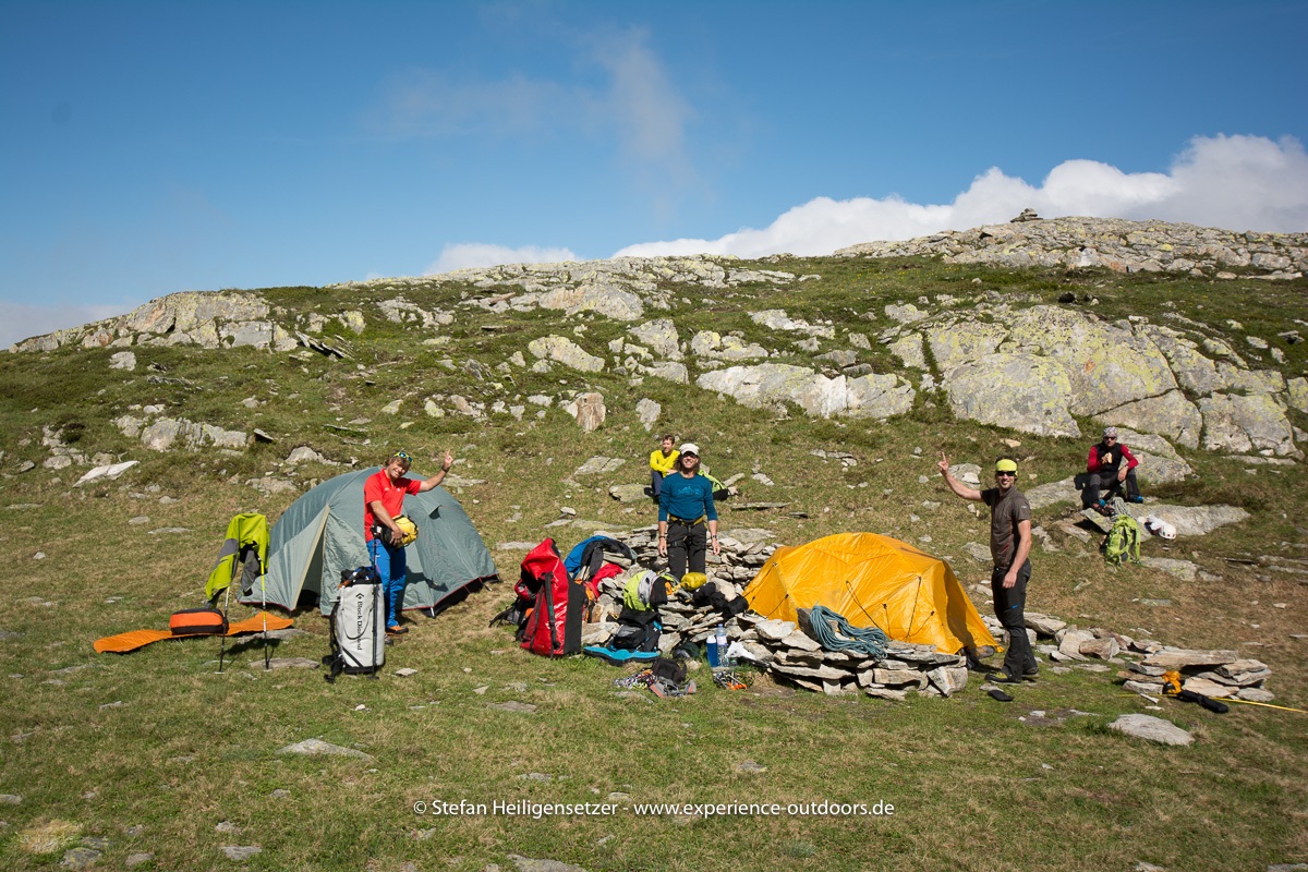 Luxuscamp - der Zeltplatz bei der Midi Mittelstation
