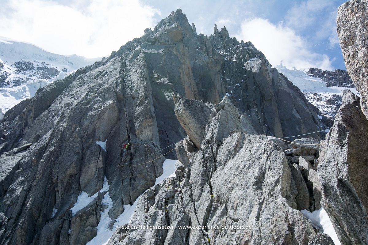 Manchmal verzwickte Wegführung ..